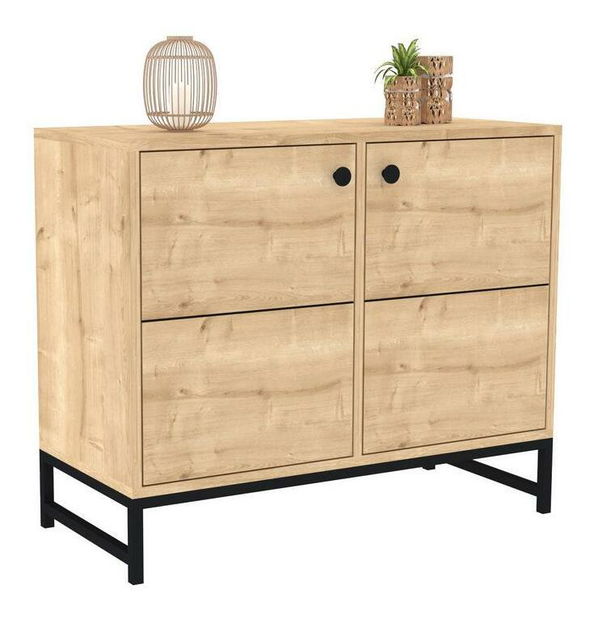 Ormarić Sunalo 2 (zafirov hrast + crna)