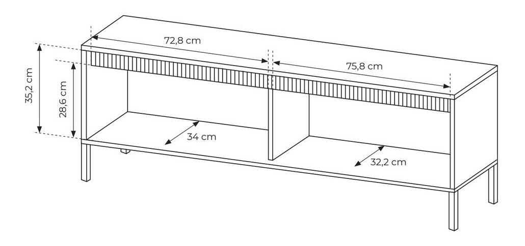 TV ormarić/stolić Fabrio F2 (bež)