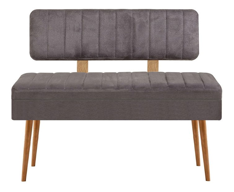 Lavica Vlasta 1 (atlantická borovica + antracit) (s úl. priestorom)