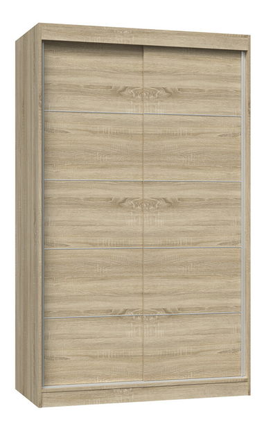 Šatníková skriňa s posuvnými dverami Igatossa 120 B (dub sonoma)
