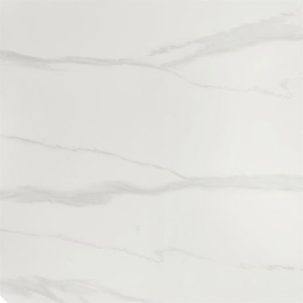 Étkezőasztal Edgaro 2 (fehér márvány + fekete) (4 személy számára)