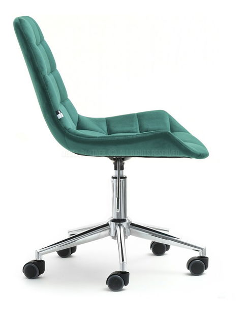 Scaun Eleanor (verde + crom)