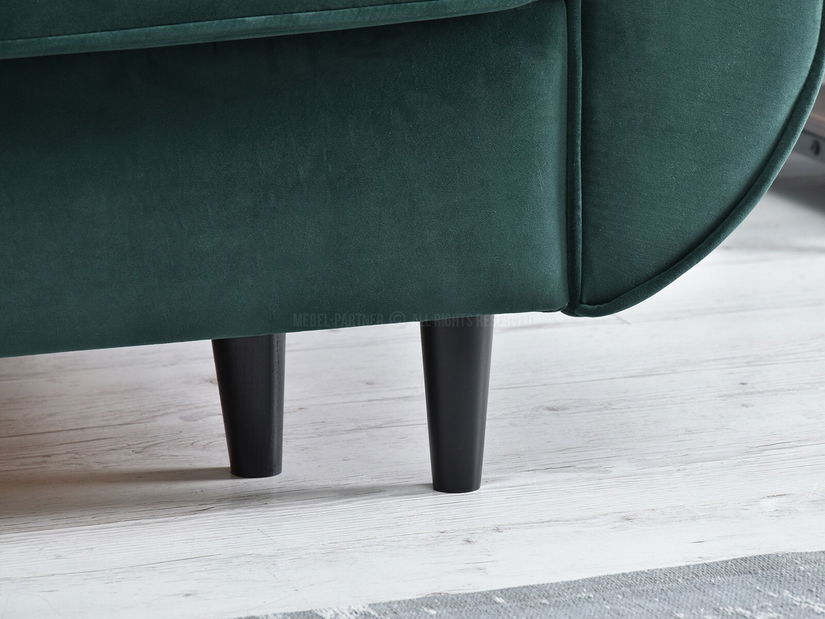 Canapea două locuri Bacteria (verde + negru)