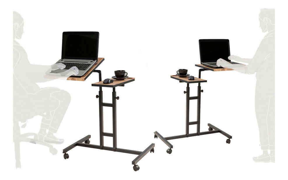 PC asztal Gaudius (atlanti fenyő + fekete)