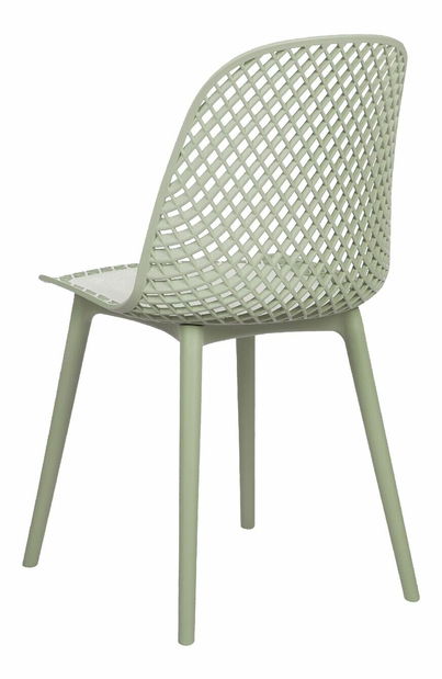 Set 4 ks jedálenských stoličiek Erielle (zelená)