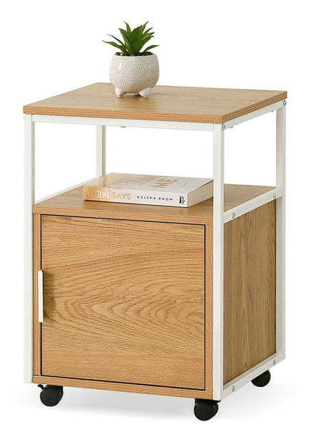 Szekrény Adlo (tölgy + fehér)