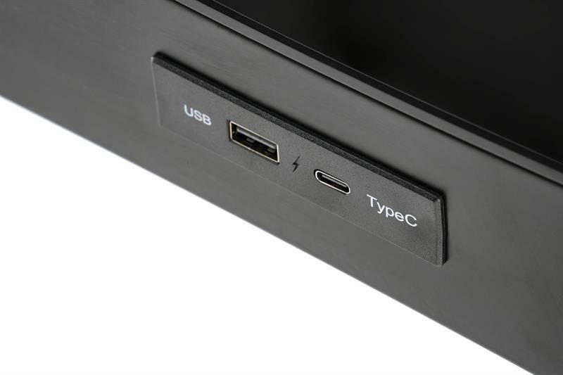 PC stolík Borald (čierna)