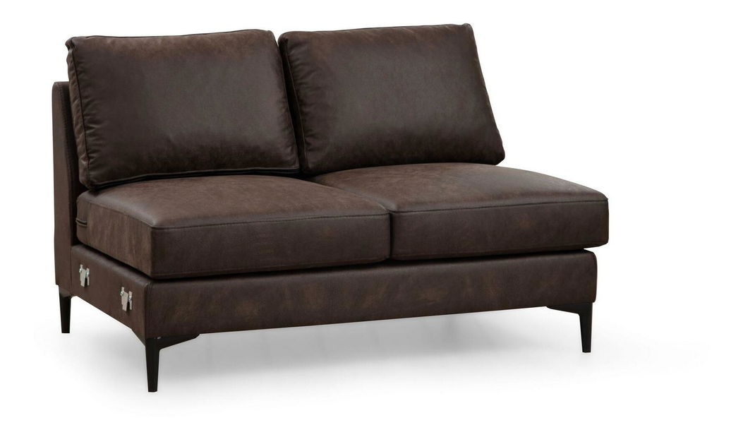 Kutna garnitura U Portobeno 2 (smeđa + crna)