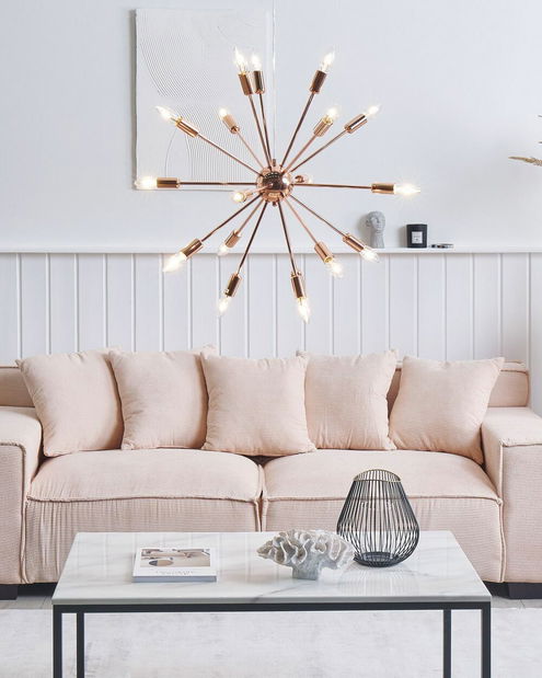 Závesná lampa Maffra (medená)