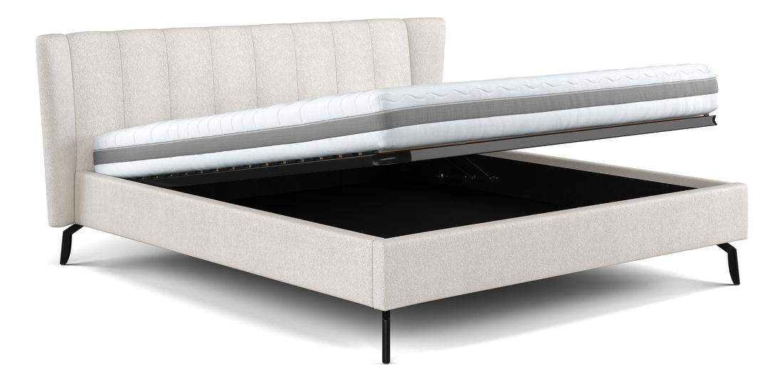 Franciaágy 180 cm Nalina (ágyráccsal)