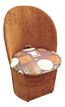 Taburetka s operadlom hnedá