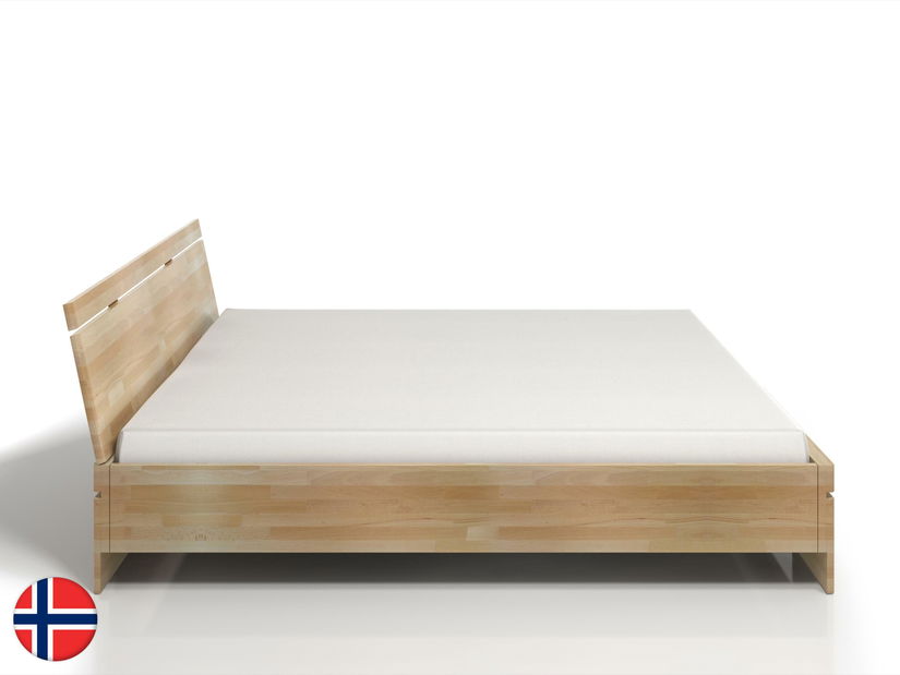 Manželská posteľ 160 cm Naturlig Bavergen Maxi (buk) (s roštom)
