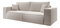 Pohovka trojsedačka Fatime (svetlobéžová)