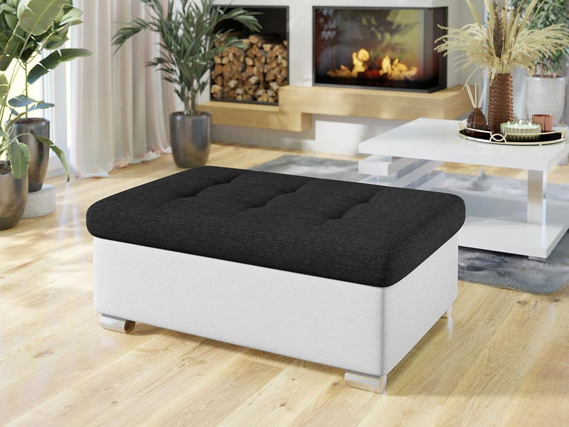 Taburete Toneda mare (Negru + Alb) 