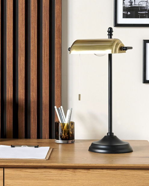 Stolná lampa Marza (čierna)