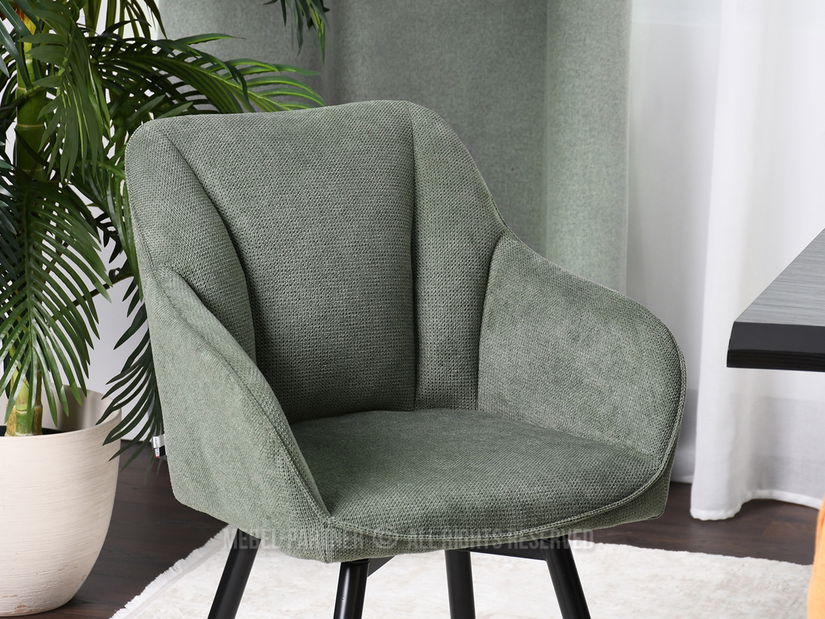 Stolička Bonita (zelená + zlatá)