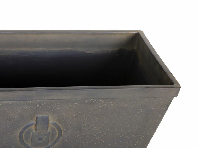 Set 2 buc ghiveci flori Piri (maro)