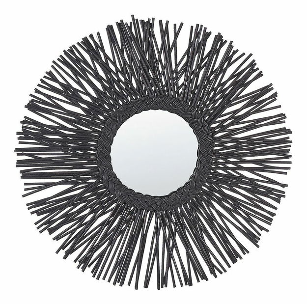 Nástenné zrkadlo Kalza (čierna)