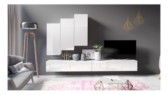 Mobilier living Calabria C20 (Alb) (fără iluminat)