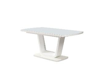 Blagovaonski stol na razvlačenje 160 OLAF (bijeli sjaj) (za 6 do 8 osoba)