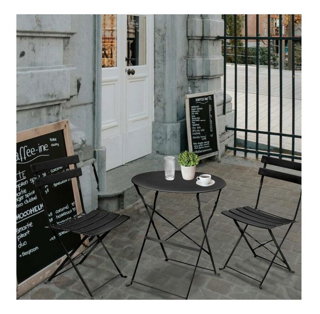 Balkon készlet Orosi (fekete)