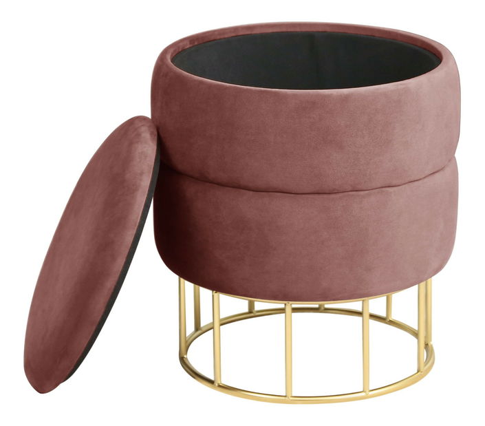 Taburete Eros (roz închis)