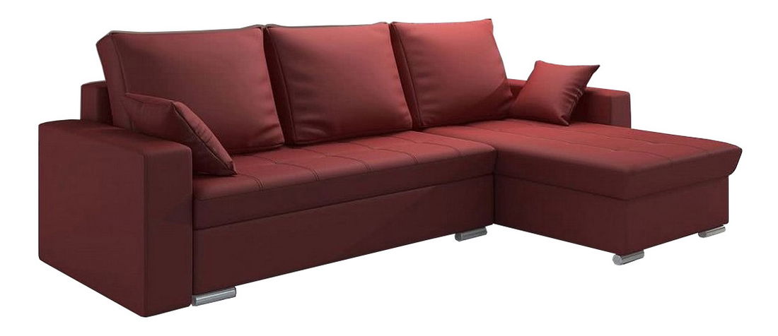 Rohová sedačka Valmero (červená) (P)