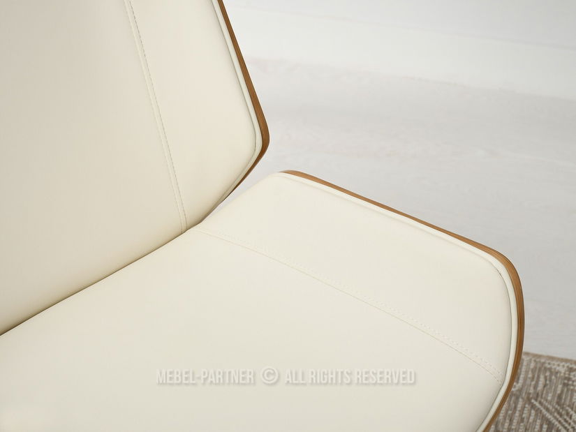 Szék Aukley (krém + króm)