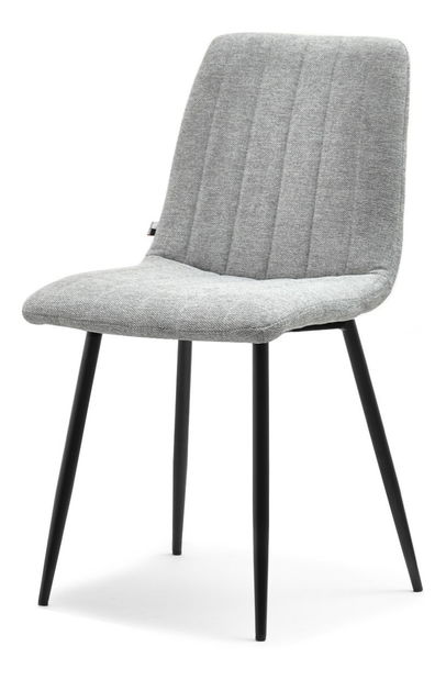 Stolička Mia (sivá + zlatá)