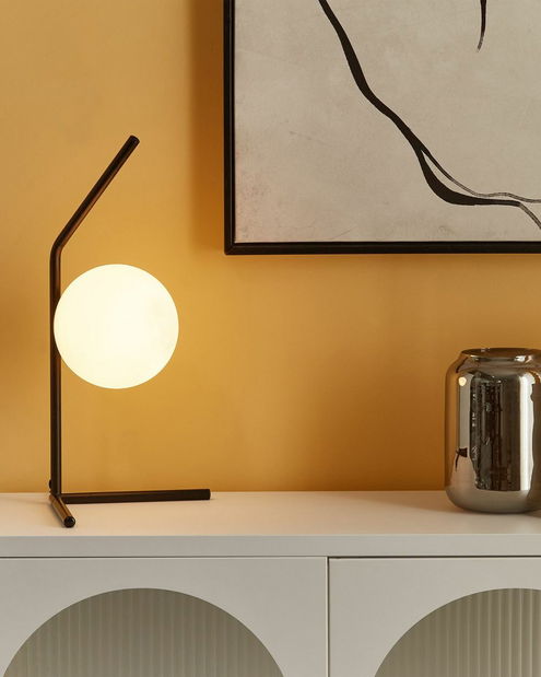 Lampă de masă 47 cm Wivarium (Alb + Negru) 