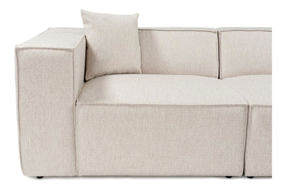 Rohová sedačka Lorella (svetlohnedá)