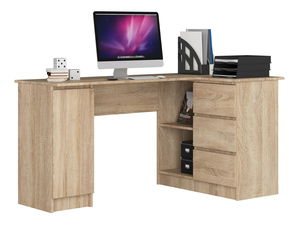 Masă PC de colț Bevin (stejar sonoma) (D)