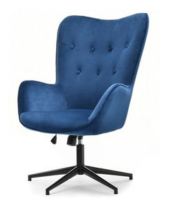 Kreslo Truni (námornícka + čierna)