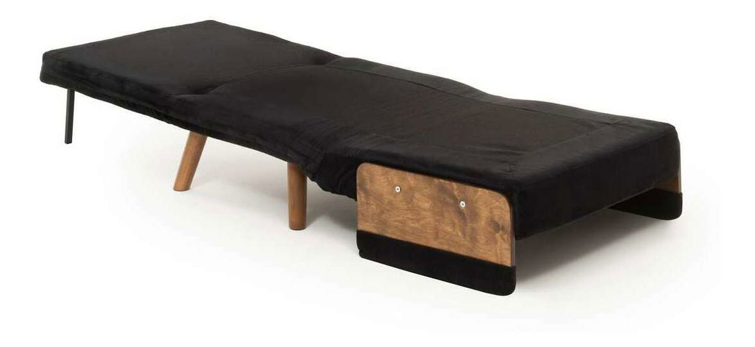 Fotel Como S (fekete)