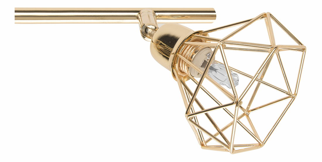 Závesná lampa Emanuela (zlatá)