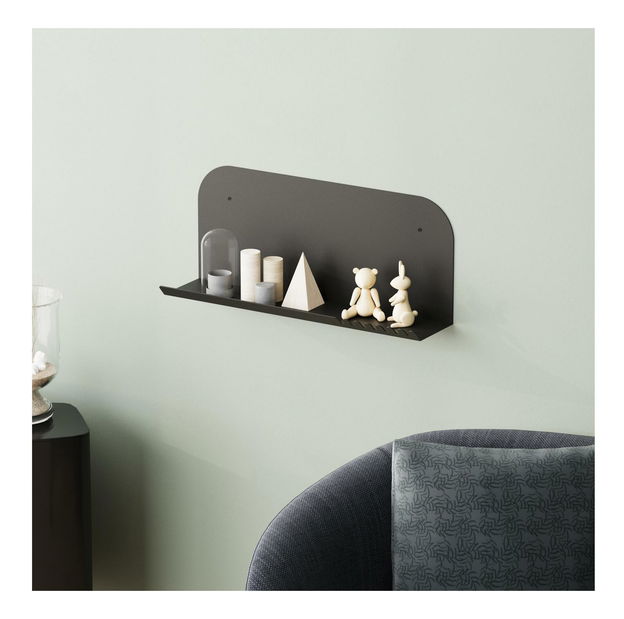 Fali polc Longoan 2 (fekete)