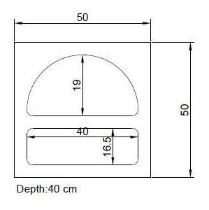 Noptieră Lorelaine (Alb)