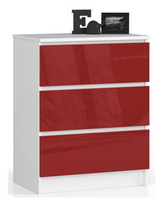 Komód Kalista II (fényes piros)