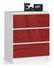 Comodă Kalista II (roșu lucios)