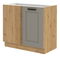 Alsó konyhaszekrény Lucid 105 ND 1F BB (artisan tölgy + claygrey)