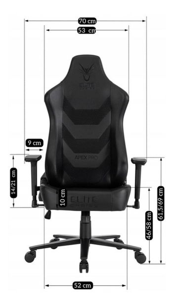 Gaming fotelja Agrario (crna) 