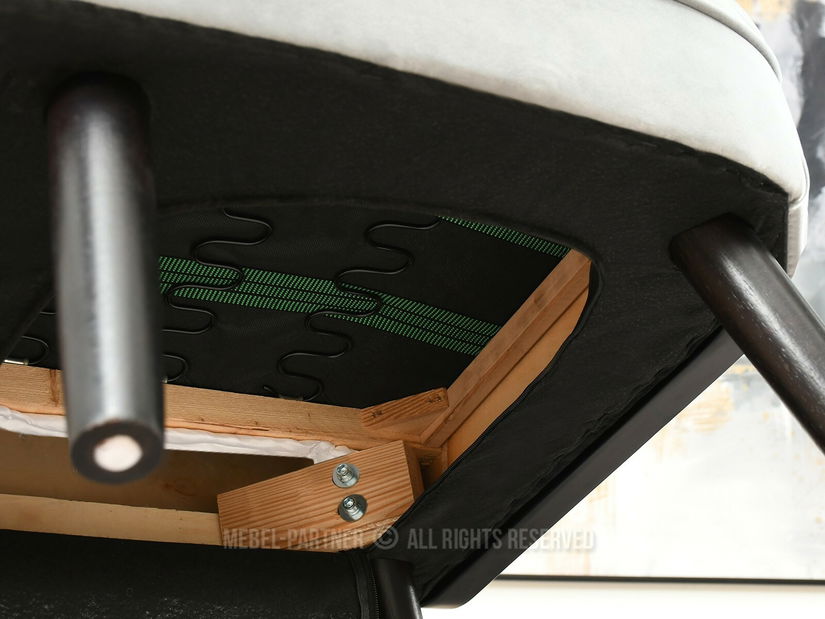 Kreslo Will (sivá + čierna)