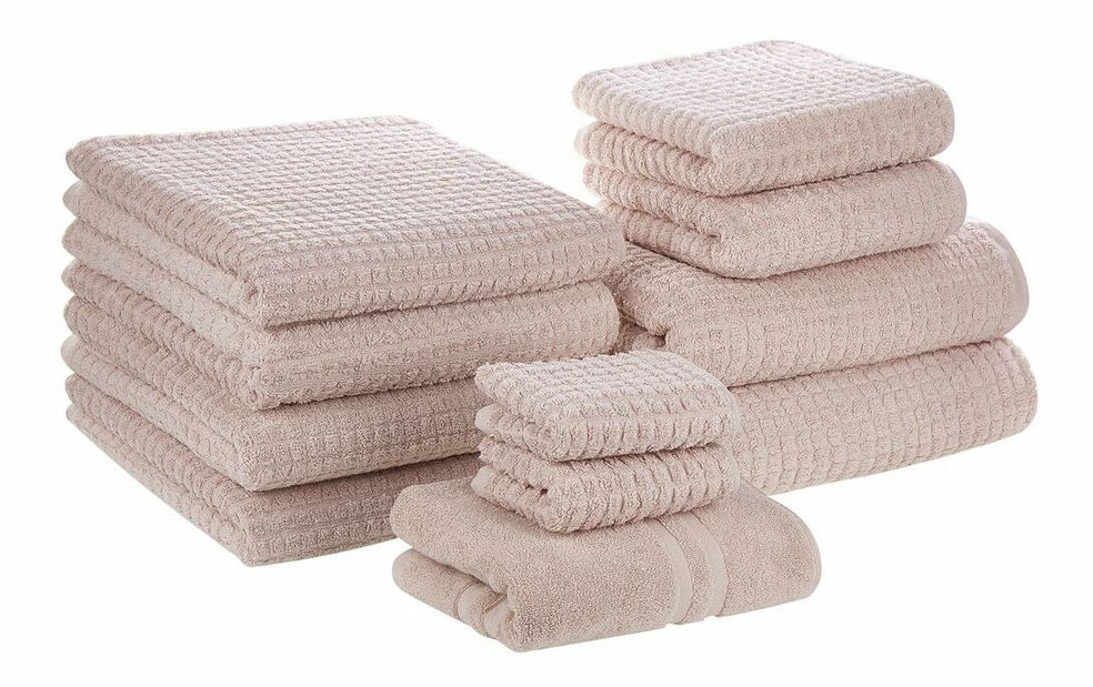 Sada 11 ks uterákov Adrien (ružová)