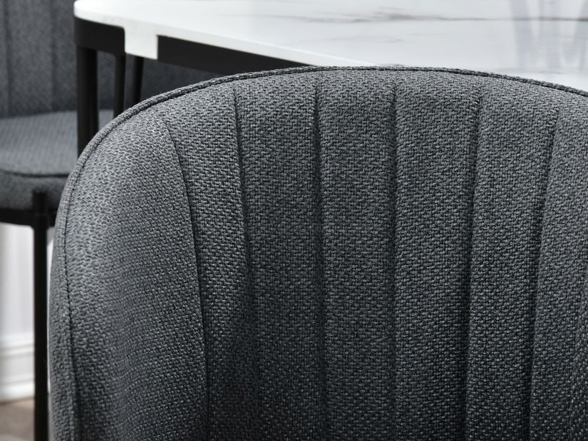 Stolička Felix (grafit + zlatá)