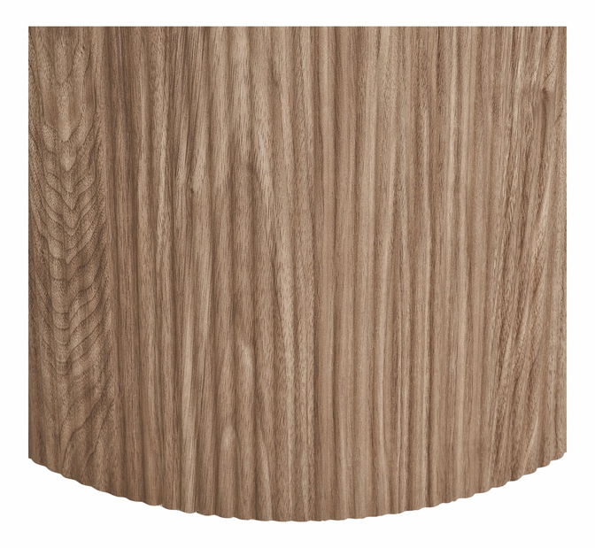 Jedálenský stôl Alomeria 3 (biela + hnedá)