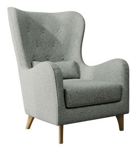 Fotoliu Calimero I (gri deschis + fag)