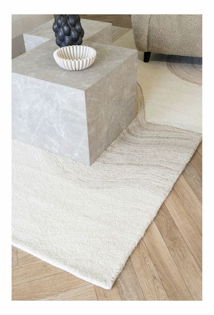 Tepih Srideliaora 2 (svijetlosmeđa + slonovača)