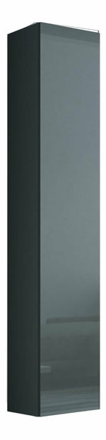 Vysoká závesná skrinka Zylia 180 (šedý + šedý lesk)