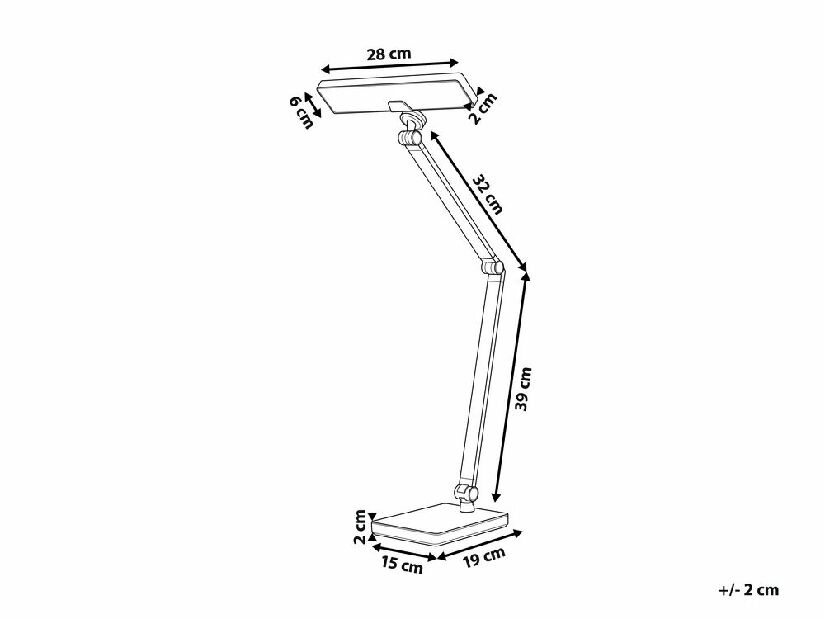 Stolna lampa Lacza (crna)