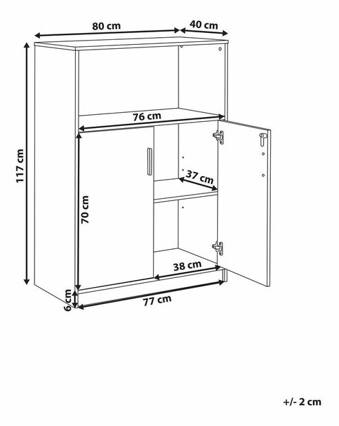 Skrinka Zirkone (sivá + biela) 